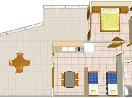 Apartment In With Sea View, Terrace, Air Conditioning, Wi-fi Brela